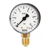 111.10 Pressure gauge 0…1,6 bar, Ø50 mm, G 1/4"