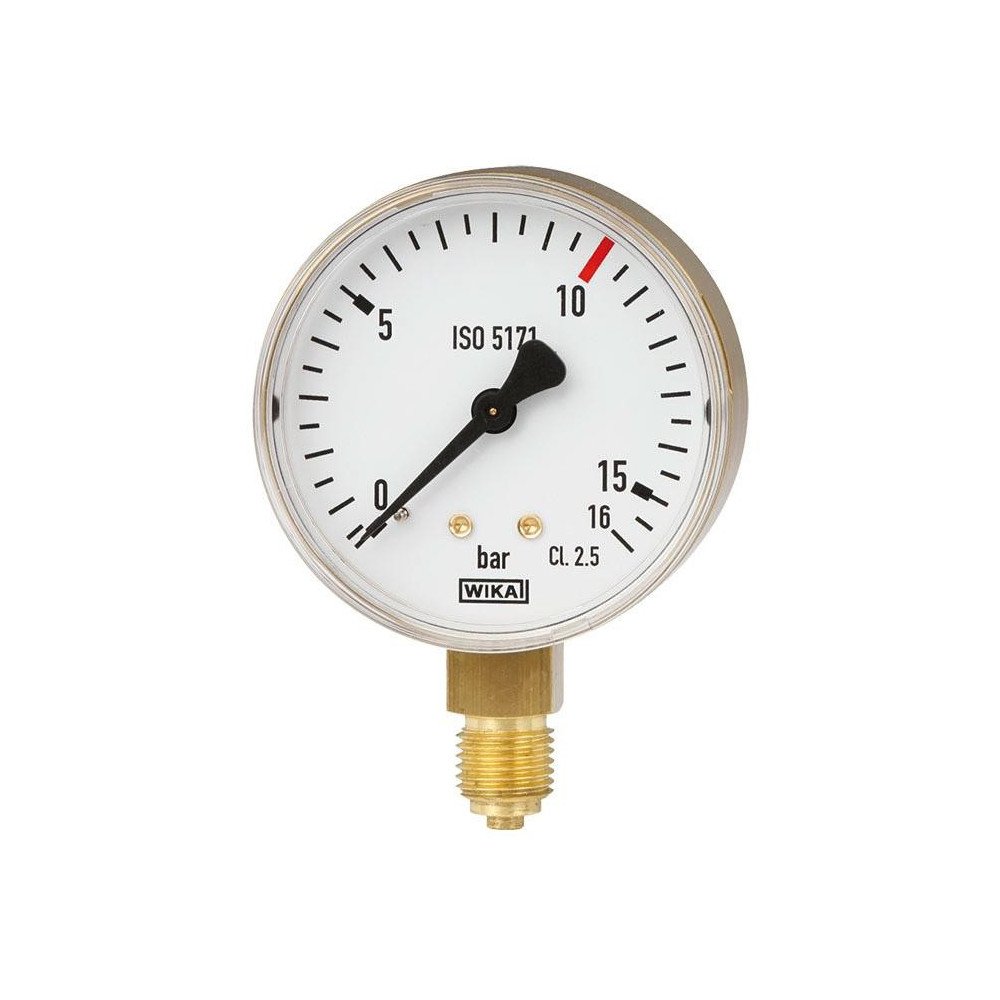 111.11 Manometras dujoms 0–400 bar, Ø63 mm, G 1/4"