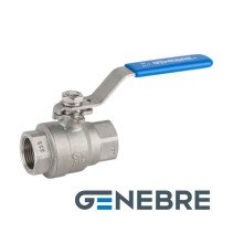 Rutulinis vožtuvas 2 1/2" PN63 Genebre 2014 – vidinis / vidinis sriegis, nerūdijančio plieno