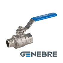 Rutulinis vožtuvas 1" PN63 Genebre 2013 – išorinis / vidinis, nerūdijančio plieno