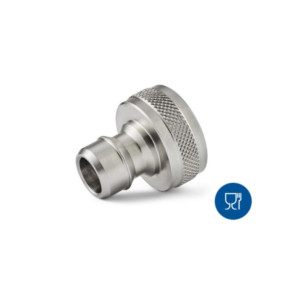 NiTO 1/2" nipple 3/4" female thread, AISI 316L, 5461AA3