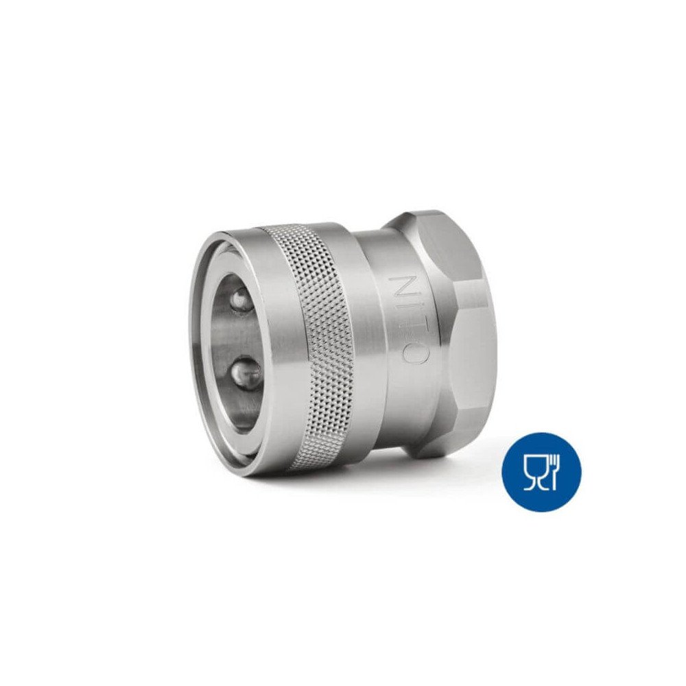 NiTO 1/2" mova 1/2" vidiniu sriegiu, nerūdijantis plienas 54500A3