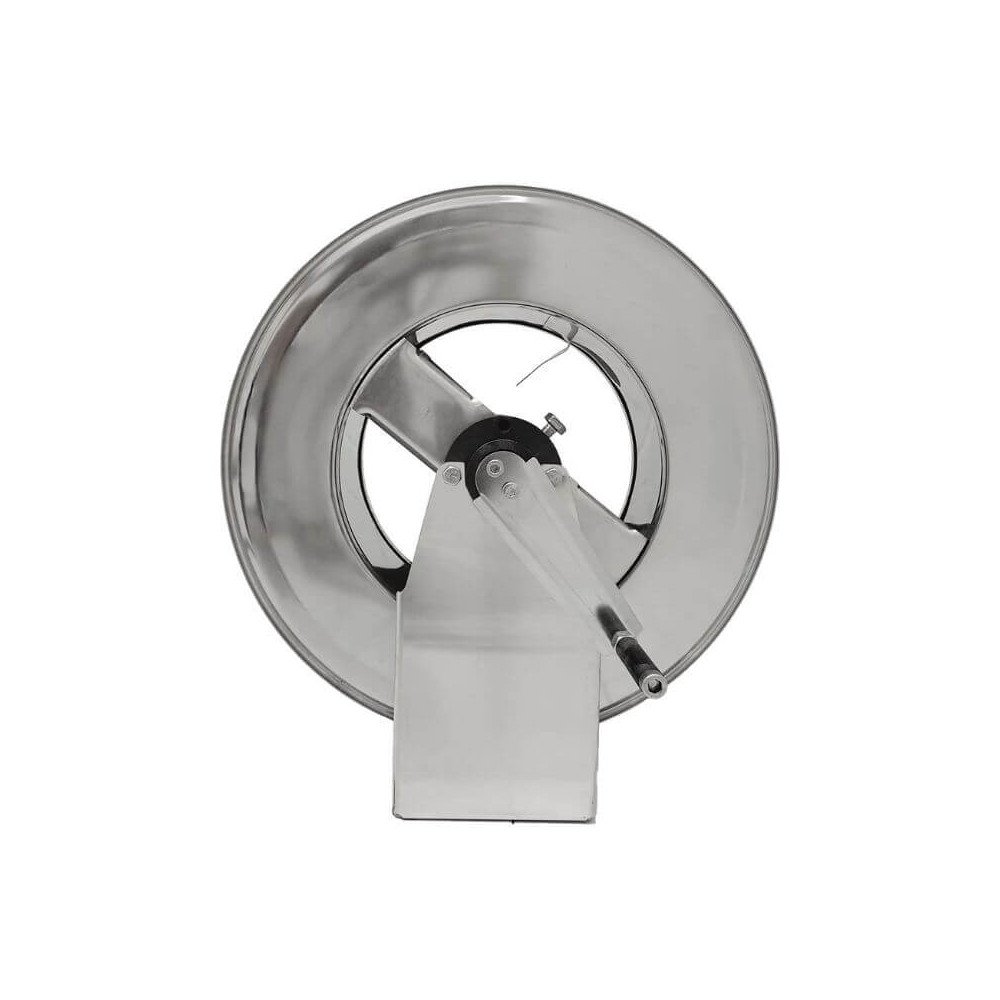 Stainless steel manual hose reel 20 m – 1/2" high pressure 250 bar