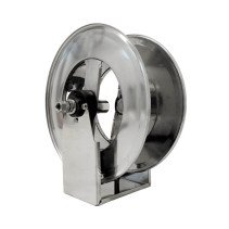 Stainless steel manual hose reel 20 m – 1/2" high pressure 250 bar