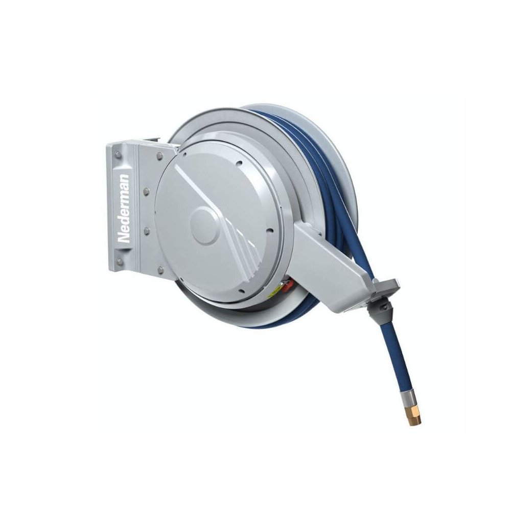 Pramoninė automatinė žarnų ritė 20 m – 1/2" vandeniui ir orui Nederman 884